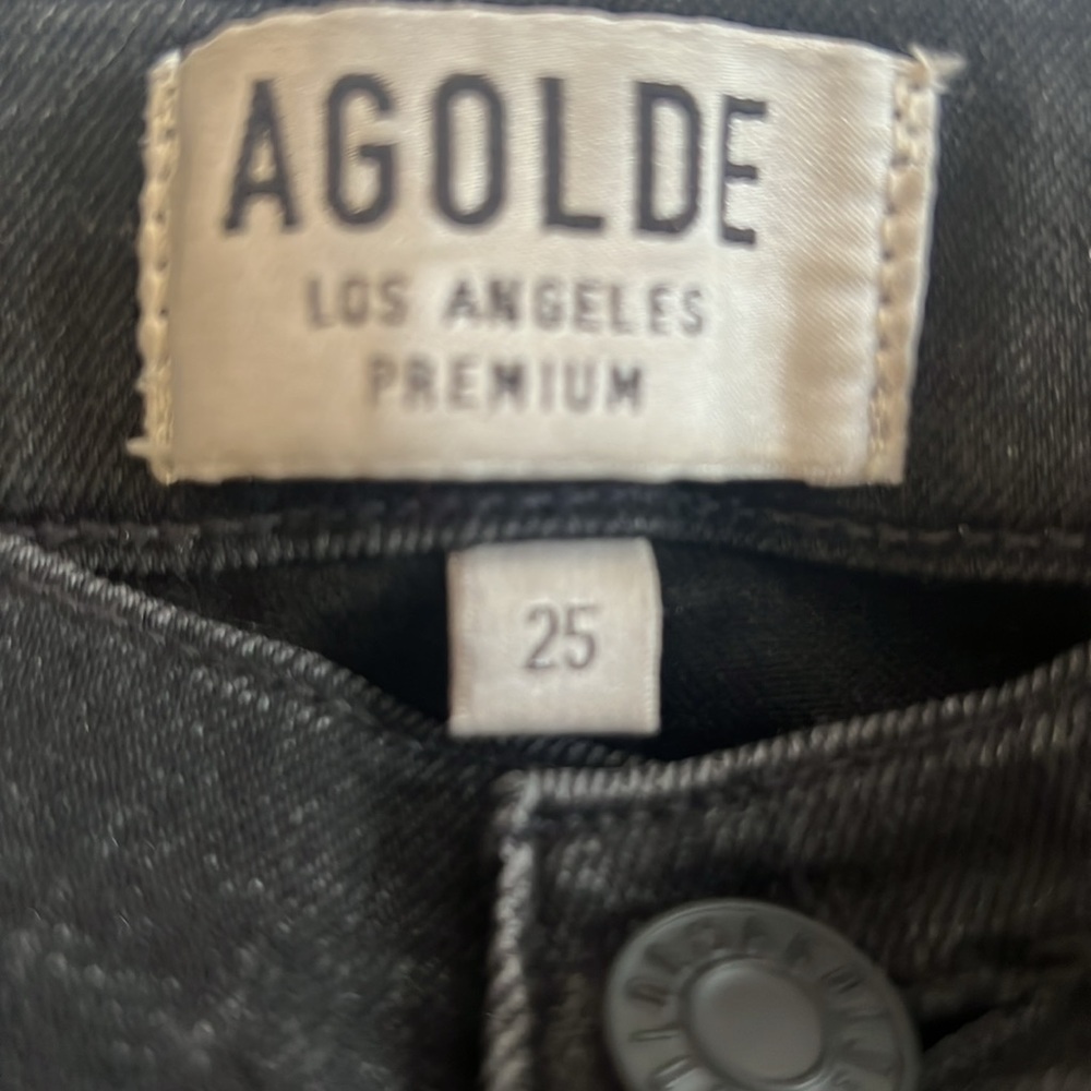 Agolde Sophie distressed jeans skinny high rise - Picture 11 of 12